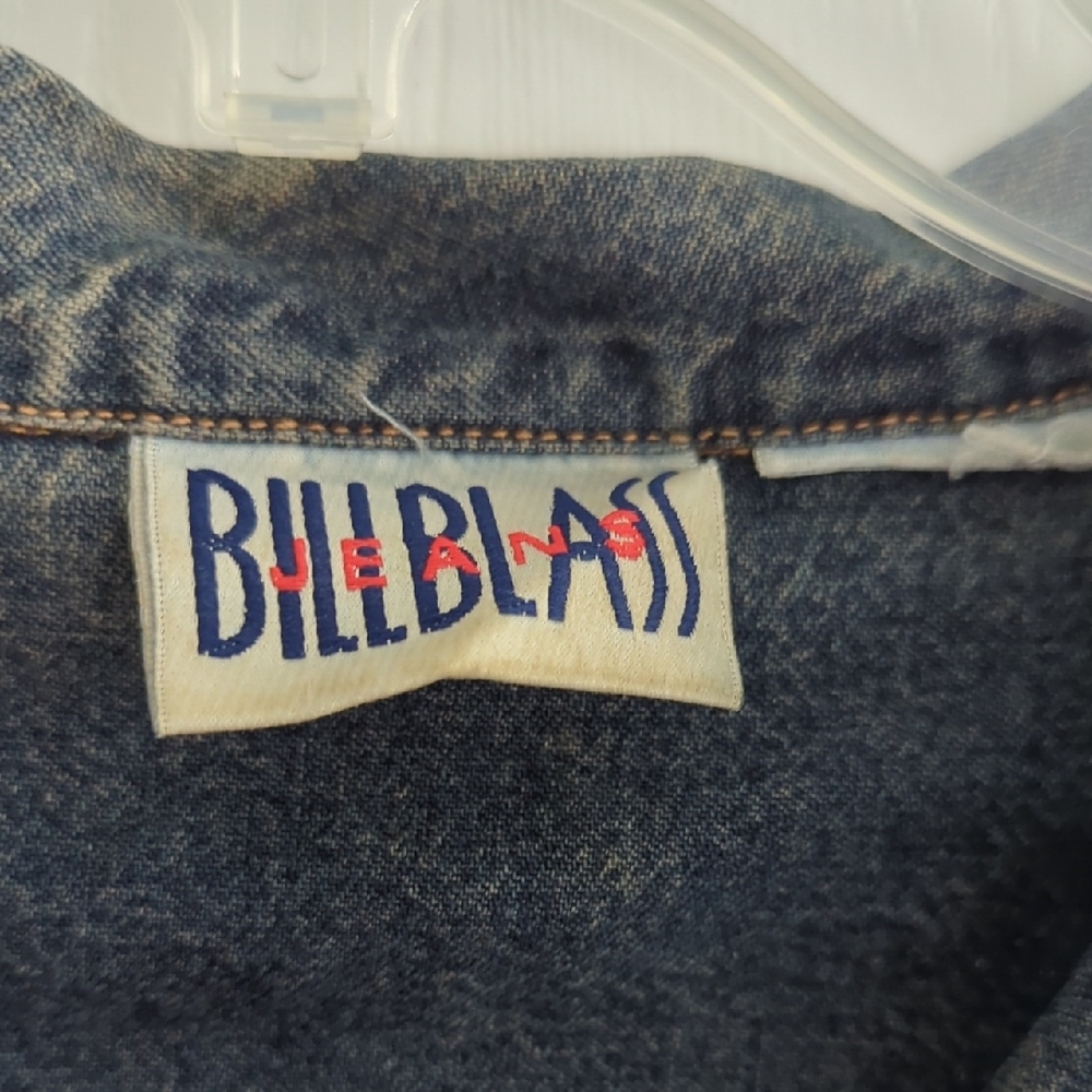 Vintage Bill Blass Denim Vest - Picture 2 of 5
